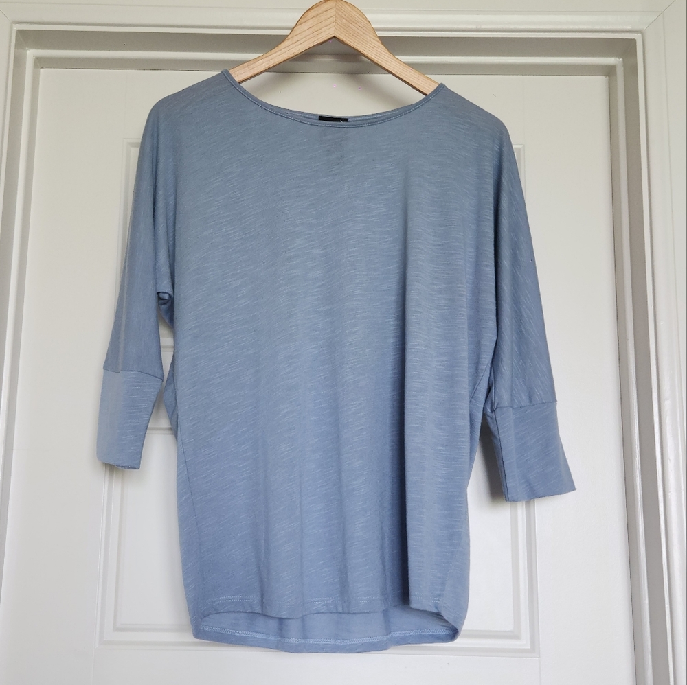 August Moon Powder Blue Dolman Sleep Top - Size Large